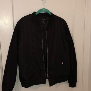 Black Bomber Jacket